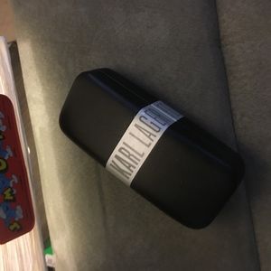 KARL lagerfeld oversized glasses case